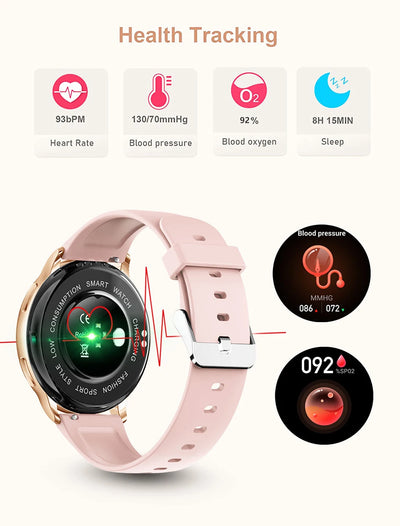 MEVADEN Bluetooth Smart Watch with Fitness Tracker - Smarsty