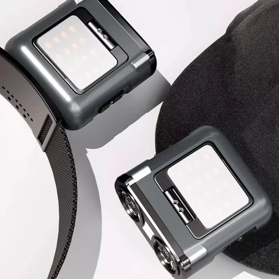 Owl Headlamp Type-c Rechargeable Headlight Portable Rotating Hunting Lights Led Flashlight Fishing Front Bicycle Light by Smarsty