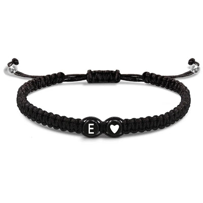 Handmade Adjustable Heart Initial Bracelets for Friendship - Smarsty