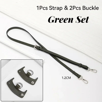 1 Set Bag Strap For Longchamp Mini Punch-free Genuine Leather Shoulder Strap Set Transformation Crossbody Strap Bag Accessories - Smarsty