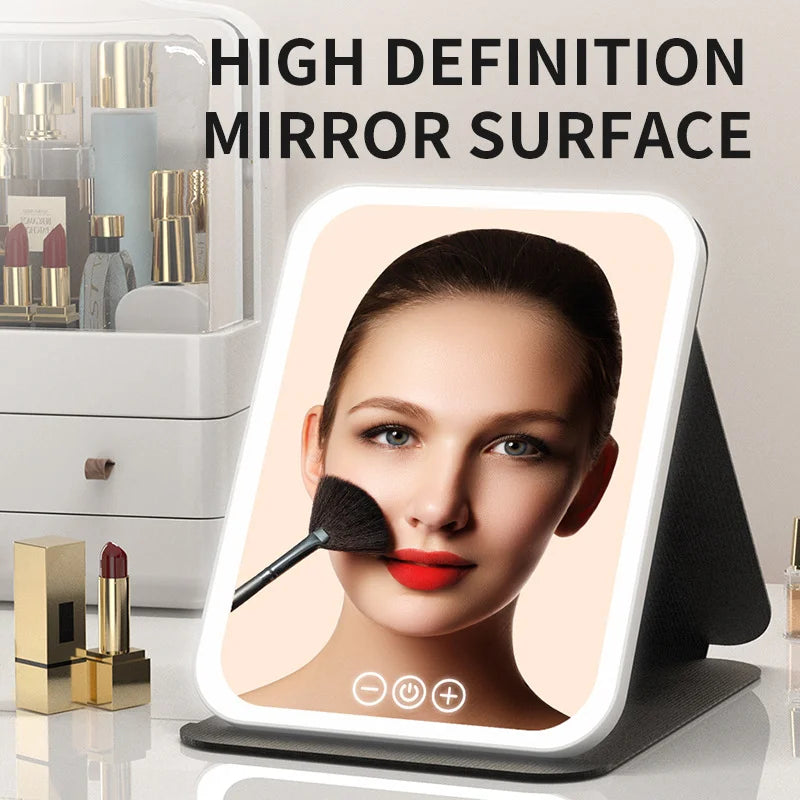 LED Dimmable Makeup Mirror with Adjustable Brightness - Smarsty