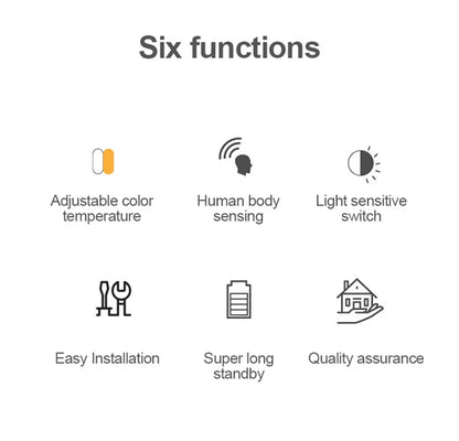 LED Smart Night Lamp with Human Body Sensor - Smarsty