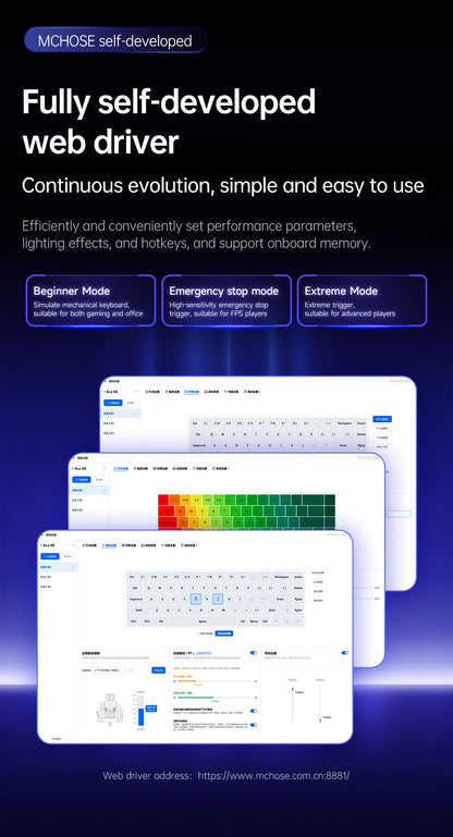 Mechanical Gaming Keyboard Rapid Trigger 8000Hz Response