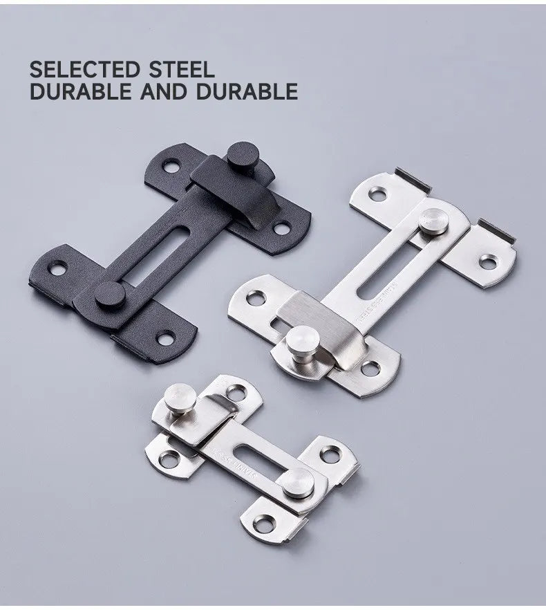 Sliding Barn Door Latch Sliding Right Angle Door Latch Door Bolt Wine Cooler Closet Window Door Latch Plug Baby Safety Latch - Smarsty