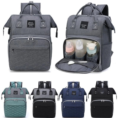 Mommy Diaper Bags Baby Stroller Hanging Bag Mother Large Capacity Nappy Backpacks with Changing Mat Convenient Baby Nursing Bags by Smarsty