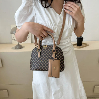 Lux Plaid Crossbody Bag For Women With Compact Mini Purse - Smarsty