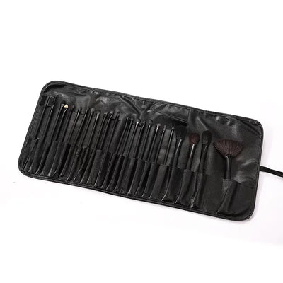 Free Gift Bag and Sponge for 24 pcs Makeup Brush Sets Cosmetics Brushes Eyebrow Powder Foundation Shadows Make Up Tools - Smarsty