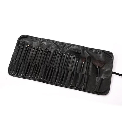 Free Gift Bag and Sponge for 24 pcs Makeup Brush Sets Cosmetics Brushes Eyebrow Powder Foundation Shadows Make Up Tools