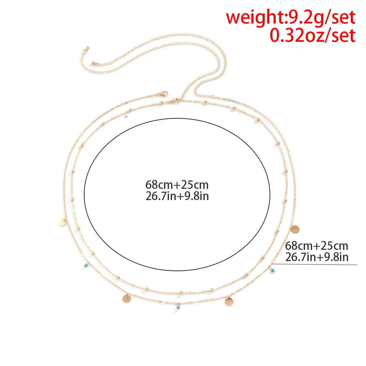 Boho Minimalism Multilayer Waist Beads for Women - Smarsty