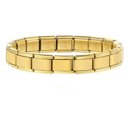 Stainless Steel Elastic Italian Link Bracelet Durable Charm Bangle - Smarsty
