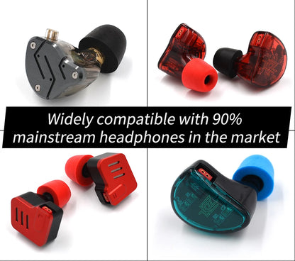 KZ Memory Foam Ear Tips for Ultimate Comfort and Noise Isolation - Smarsty