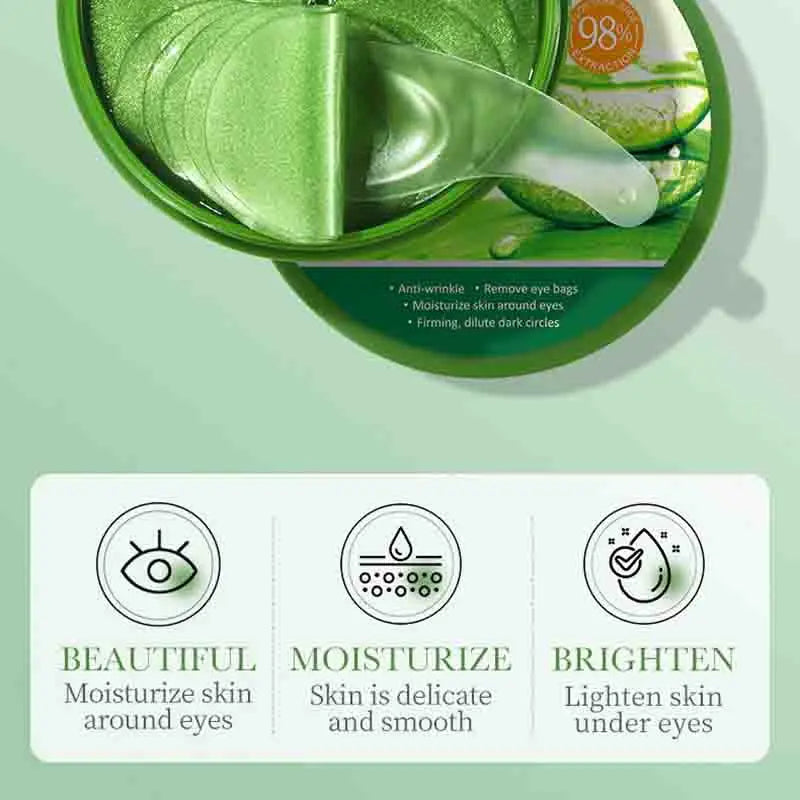 Aloe Vera Collagen Eye Masks for Dark Circles - Smarsty