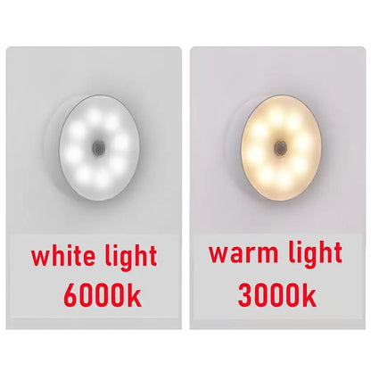 Rechargeable Motion Sensor LED Night Light for Home - Smarsty
