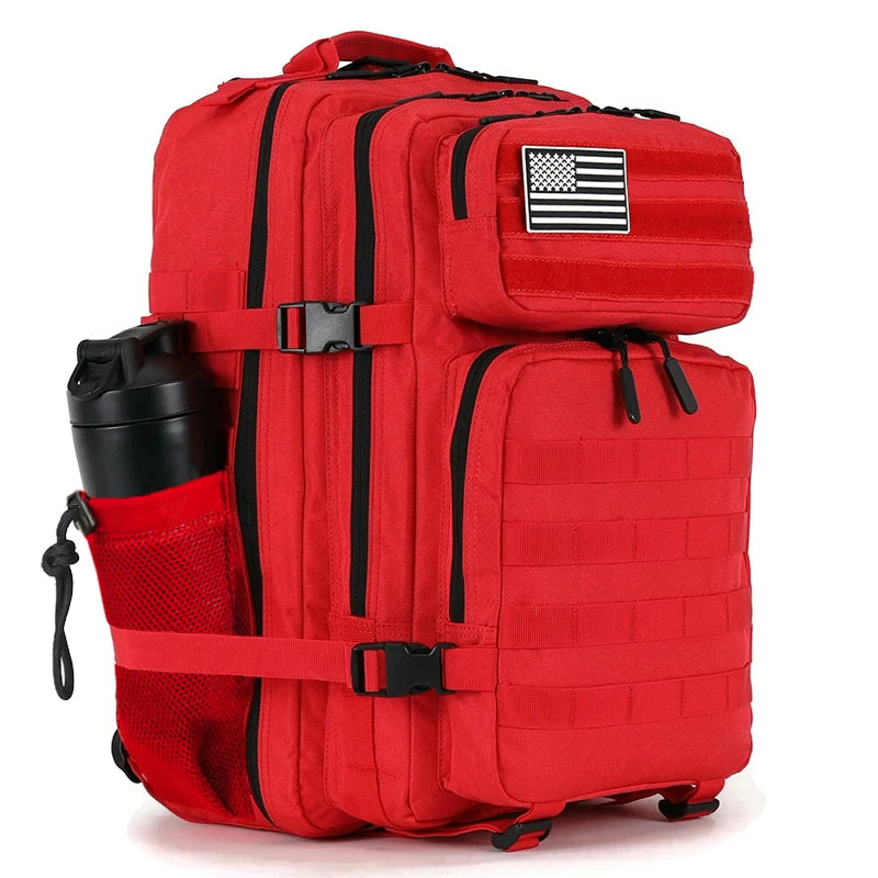 45L Meal Prep Management Backpack Gym Tactical Waterproof Insulated Lunch Cooler Bag Hiking Camping Travel Rucksack - Smarsty