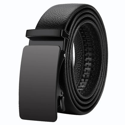 OYIFAN Genuine Leather Men Belt Adjustable Automatic Buckle - Smarsty