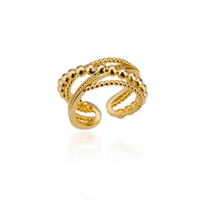 Luxury Gold 316L Stainless Steel Rings for Women - Smarsty