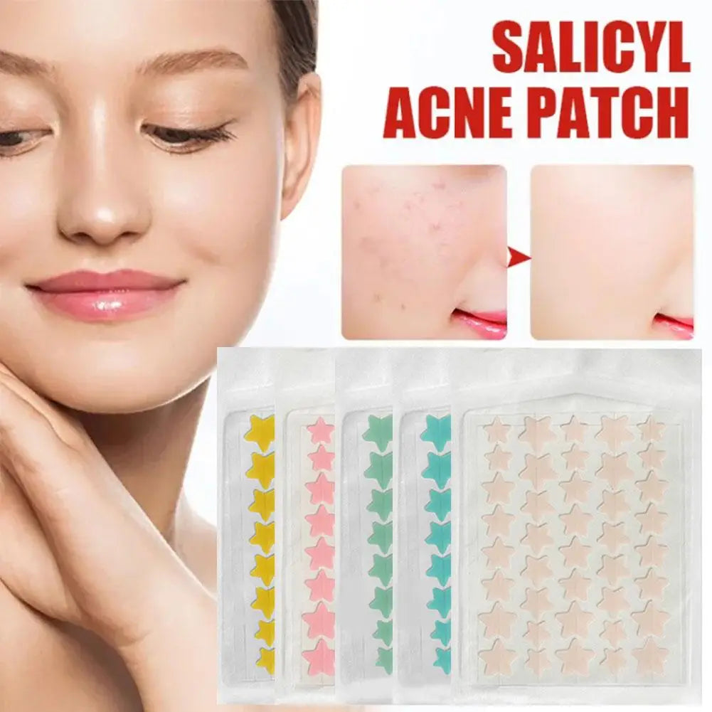 Colorful Star Heart Shaped Acne Pimple Patches - Smarsty