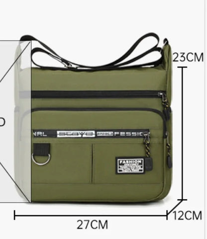 Oxford Shoulder Bag Large Capacity Crossbody Messenger Bag - Smarsty