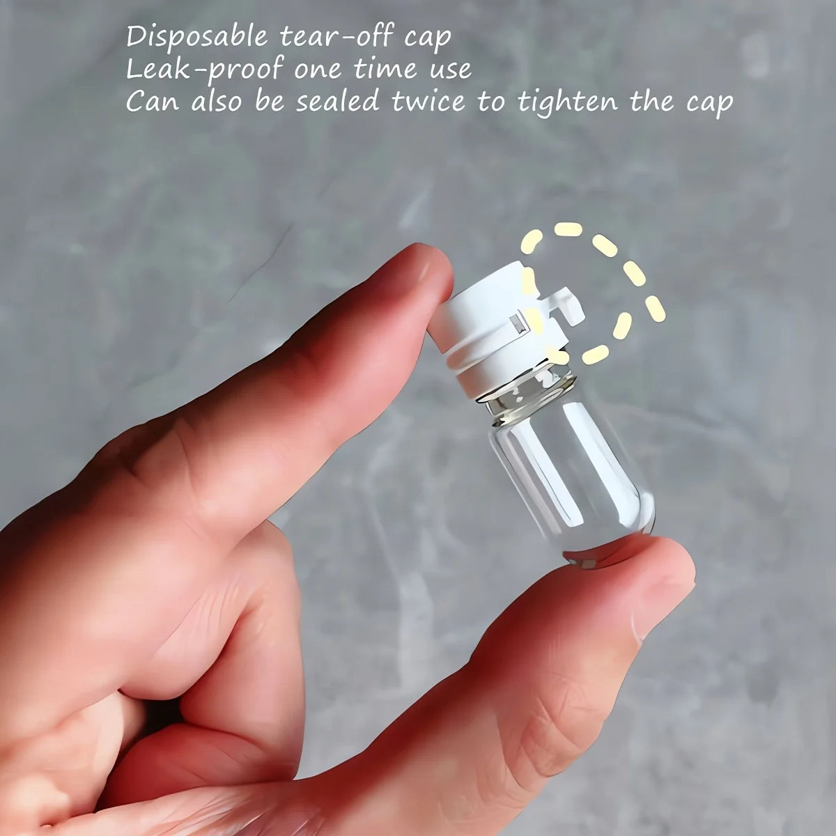 10 Pack Clear Travel Bottles for Makeup and Lotion - Smarsty