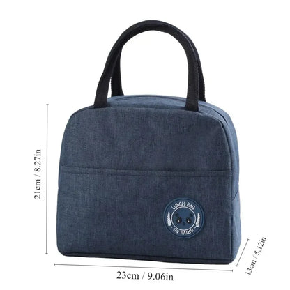 Insulated Bento Lunch Bag With Aluminum Foil Ice Pack - Smarsty