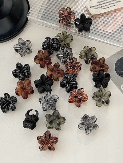 Mini Flower Hair Clips For Women Creaseless Hold For Bangs - Smarsty