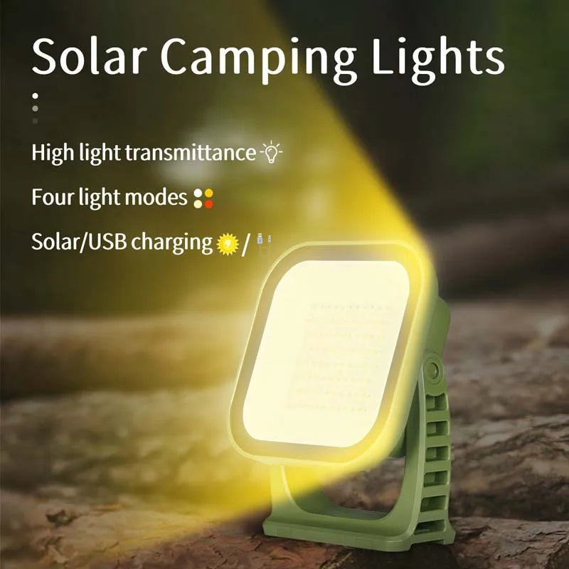 MOSLIGHTING Solar Chargin Tent Strong Light with Magnet Zoom Portable Torch Camping lantern Work Maintenance Lighting 80W LED