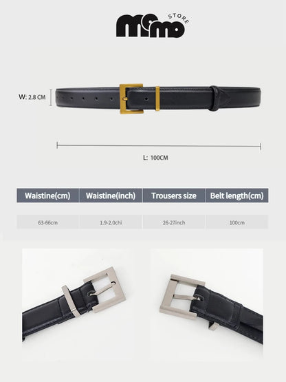 Luxury Double Genuine Leather Belt for Women - Smarsty