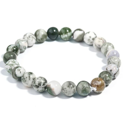 Dendritic Agate Stress Relief Crystal Bracelet - Smarsty