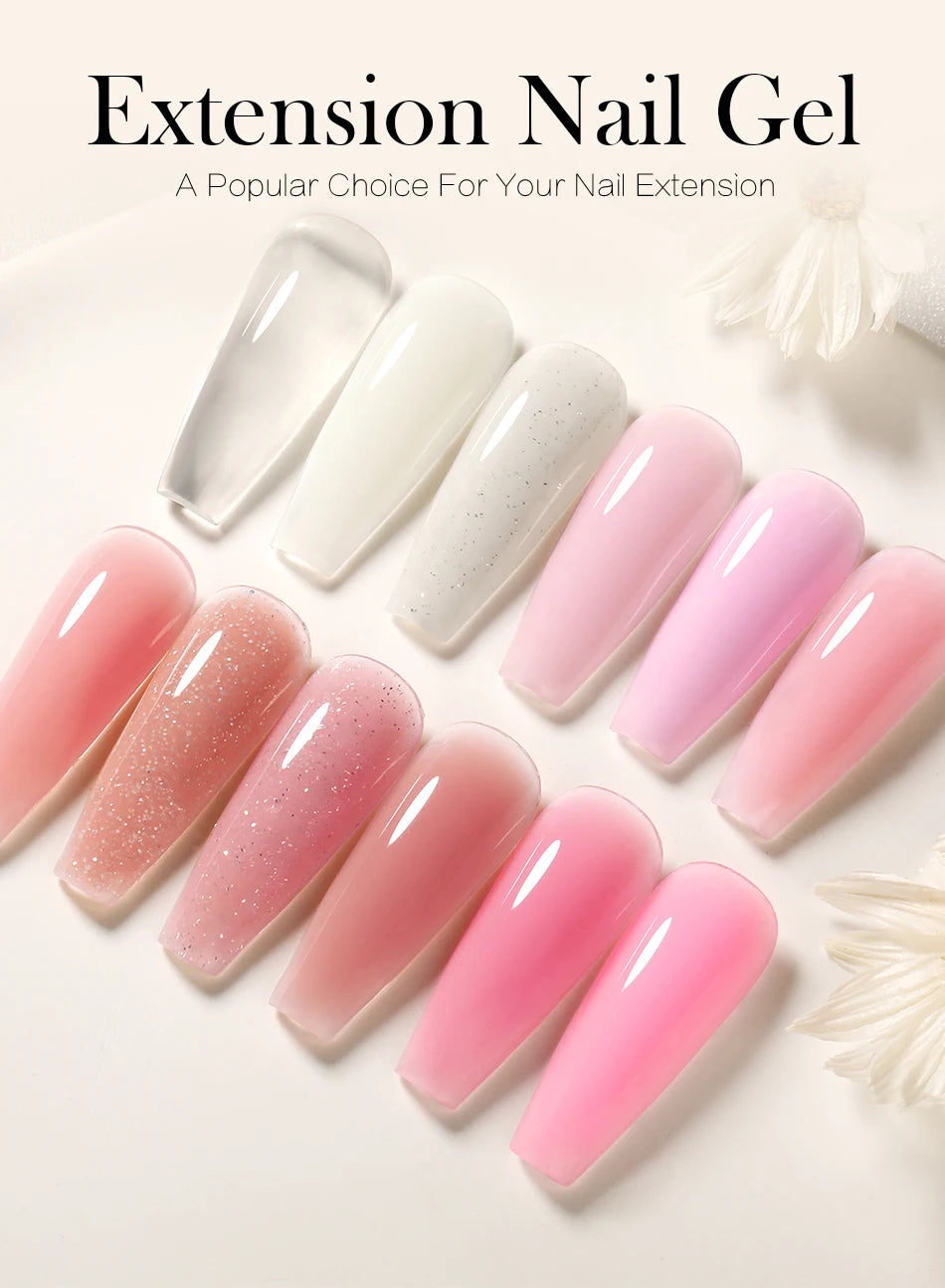 Born Pretty 30ml Milky White Nail Extension Gel - Smarsty