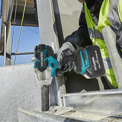 500N.m Brushless Cordless Impact Wrench for Home DIY - Smarsty