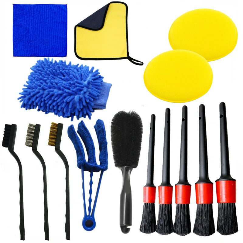 Car Detailing Brush Set for Ventilation and Air Outlets - Smarsty