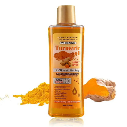 Turmeric Essential Oil Skin Care Massage Oil 200ml - Smarsty