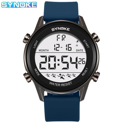 SYNOKE Men's Waterproof LED Digital Sports Watch - Smarsty