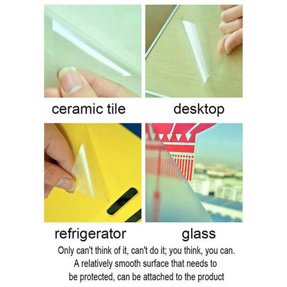 Transparent Oil-Proof Wall Sticker Heat-Resistant Self-Adhesive Film - Smarsty