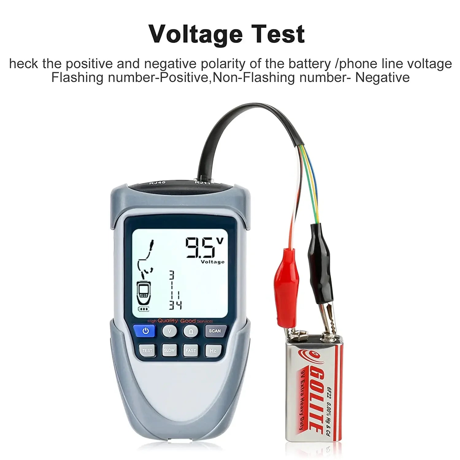 TOOLTOP ET613 Network Cable Tracer with POE Detection - Smarsty
