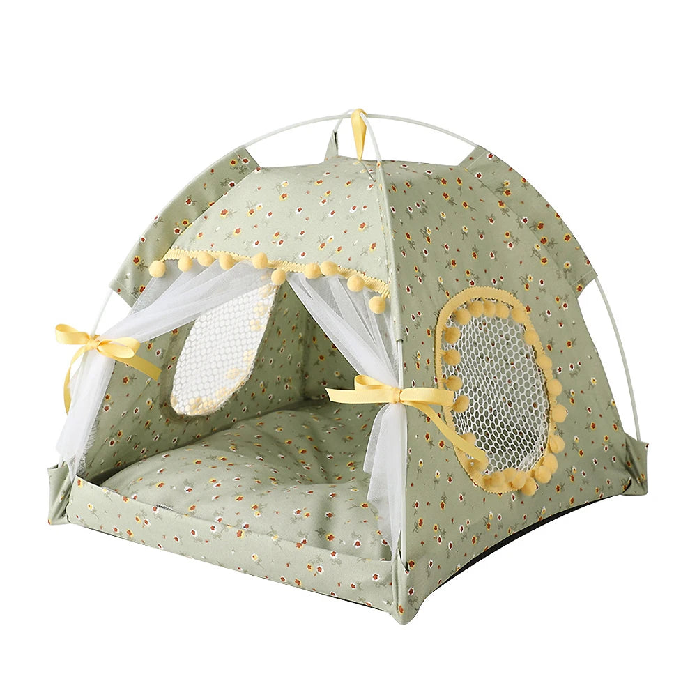 Foldable Cat Tent Bed for All Seasons - Smarsty
