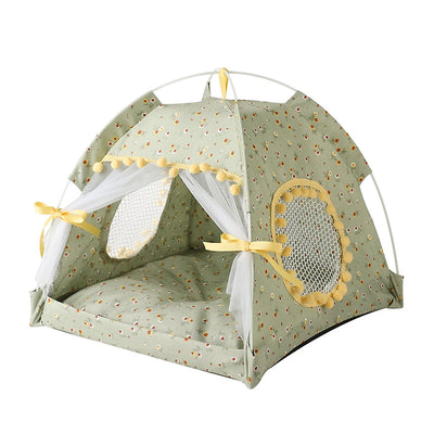 Foldable Cat Tent Bed for All Seasons - Smarsty