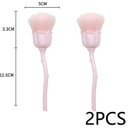 Rose-Shaped Soft Nail Dust Brush for Manicure - Smarsty