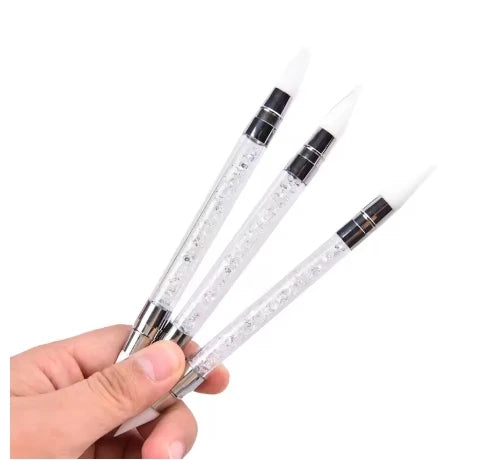 Double Head Silicone Nail Art Pen for Creative Designs - Smarsty