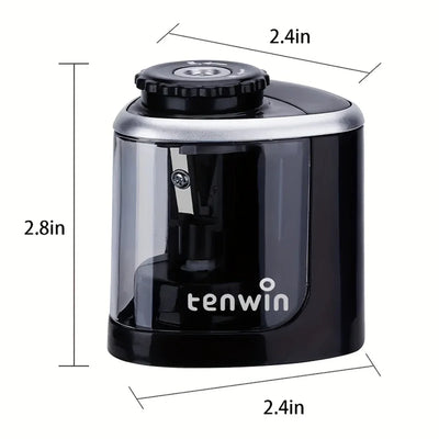 Electric Sharpener Assembly Desktop Automatic Pencil Sharpener Suitable To Pencils (6-8mm) for Students School Office Stationery - Smarsty