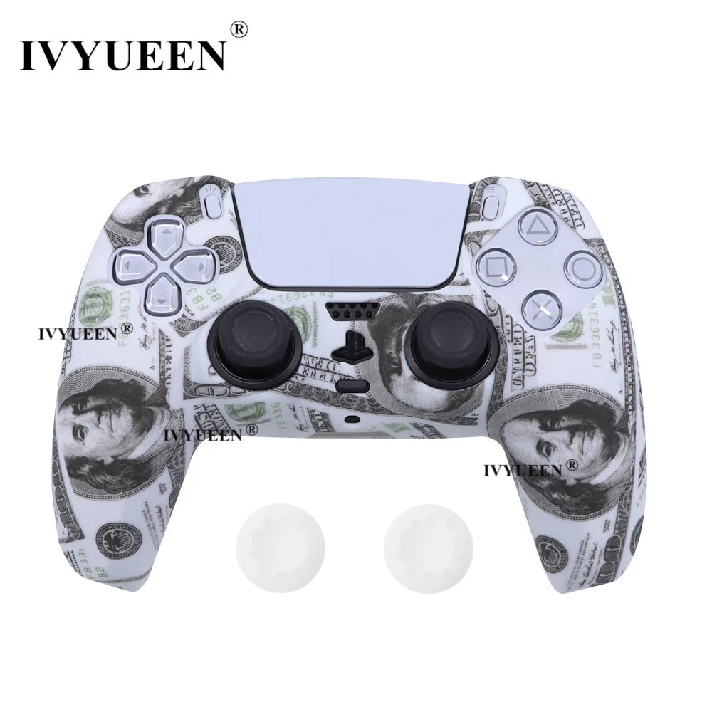 Water Transfer Printing Silicone Case for PS5 Controller - Smarsty