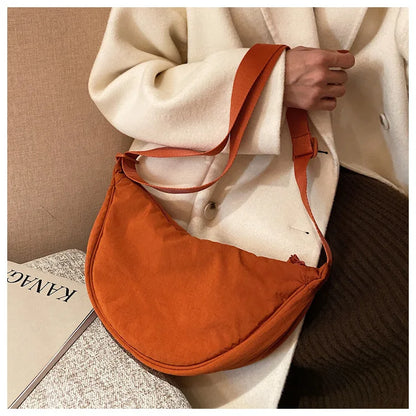 Casual Nylon Crossbody Bag for Women Large Capacity - Smarsty