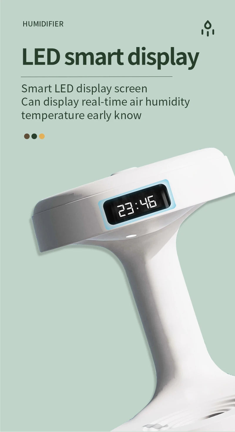 Anti-Gravity Humidifier for Bedroom Air Purification - Smarsty