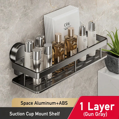 Bathroom Suction Cup Storage Rack for Easy Organization - Smarsty