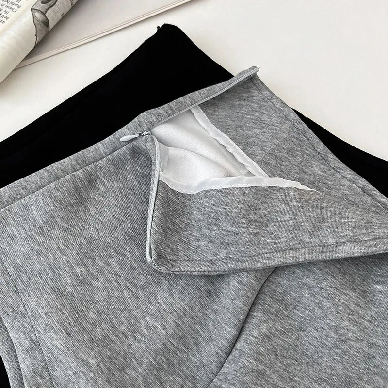 Summer basic solid color versatile shorts for women casual and elegant high-waisted slimming straight shorts - Smarsty