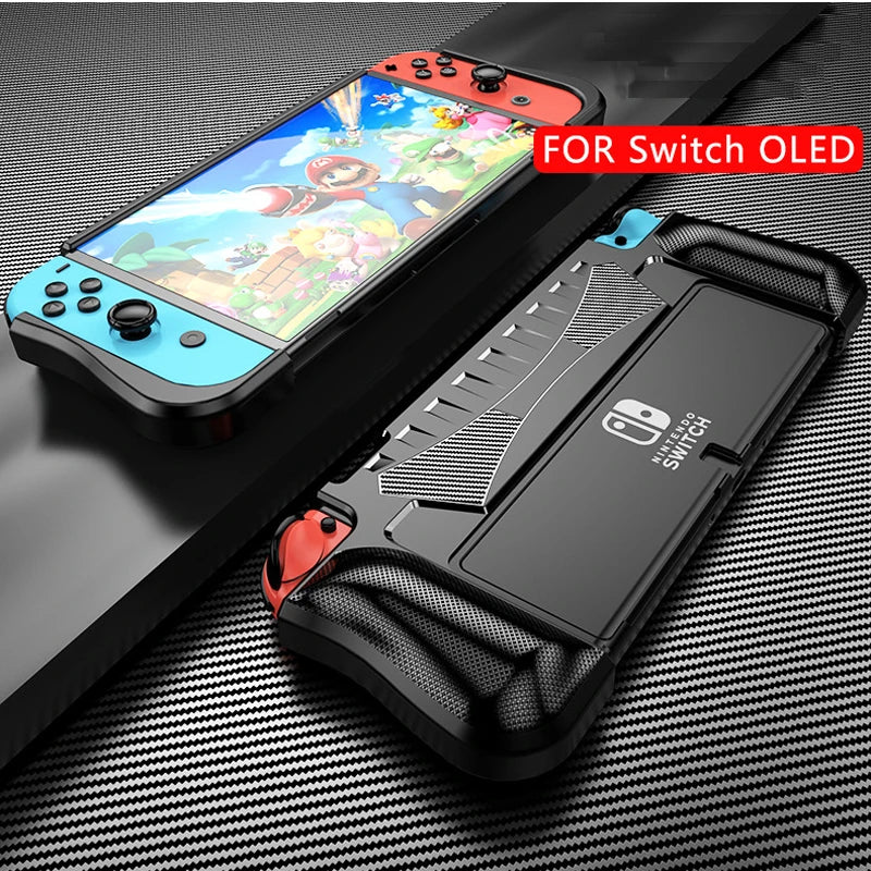 Ergonomic TPU Grip Case For Nintendo Switch OLED - Smarsty