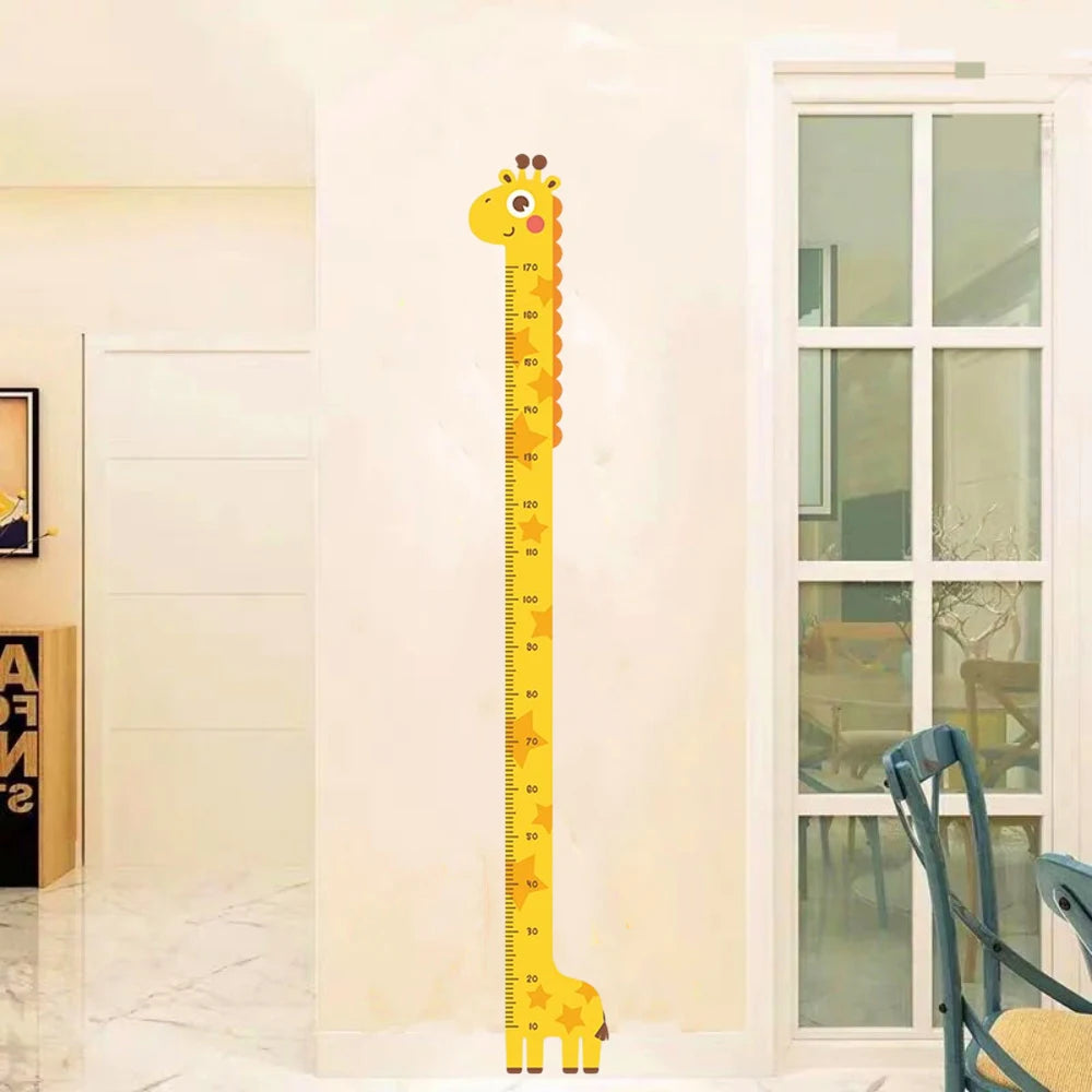 Cute Cartoon Unicorn Height Measuring Wall Stickers for Kids - Smarsty