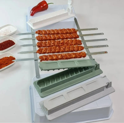 Reusable Plastic Kebab Maker for Easy BBQ Preparation - Smarsty