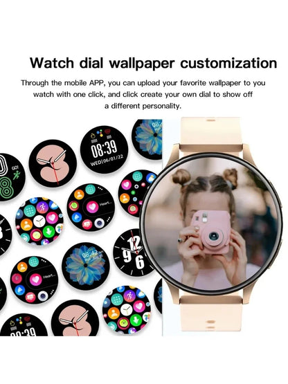 Women Bluetooth Smart Watch with Heart Rate Monitoring - Smarsty