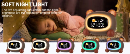Kids Alarm Clock with Sleep Training and Sound Machine - Smarsty